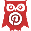 Pintrest Owl Social Icon